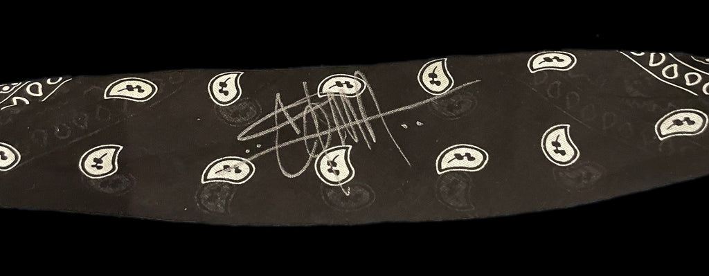 Autographed Stage Worn Bandana