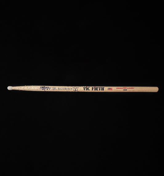 Autographed Signature Drum Stick Used on 2023 BVB/Halestorm Tour