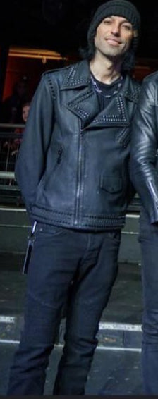 Christian Coma’s Black Studded Leather Jacket