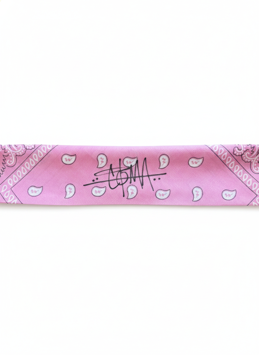 💖 Limited Edition Valentine’s Day Bandana – Personally Autographed 💖