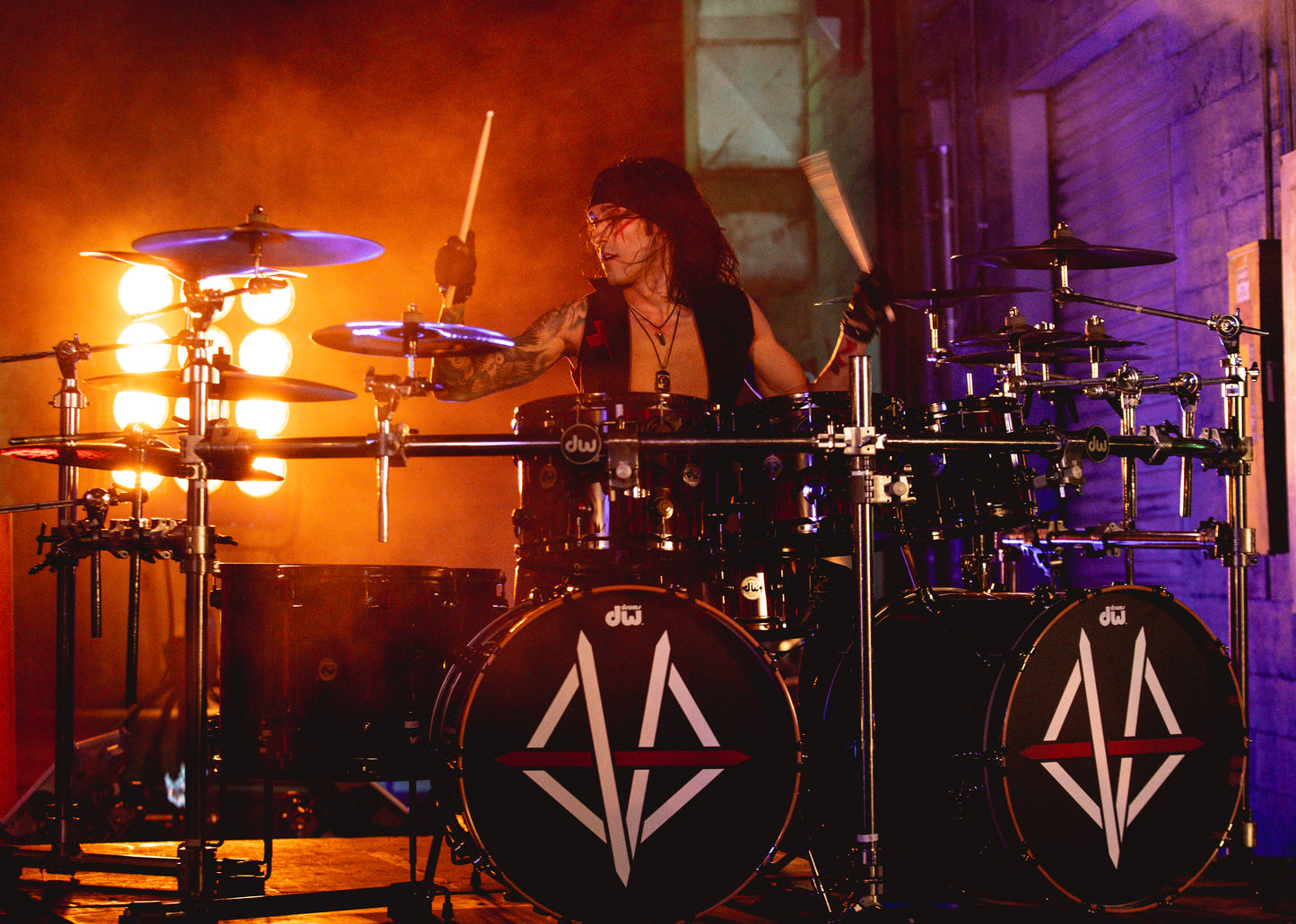 Bass Drum Head Featured in the Scarlet Cross Music video