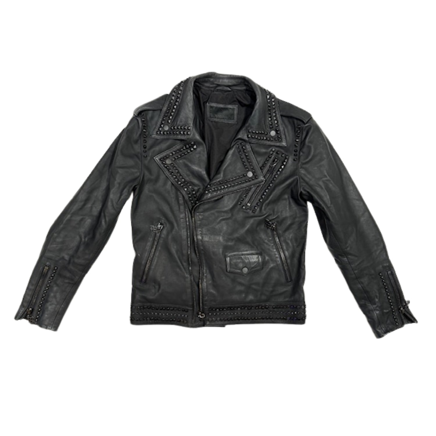 Christian Coma’s Black Studded Leather Jacket