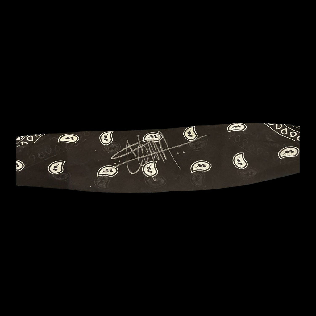 Autographed Stage Worn Bandana