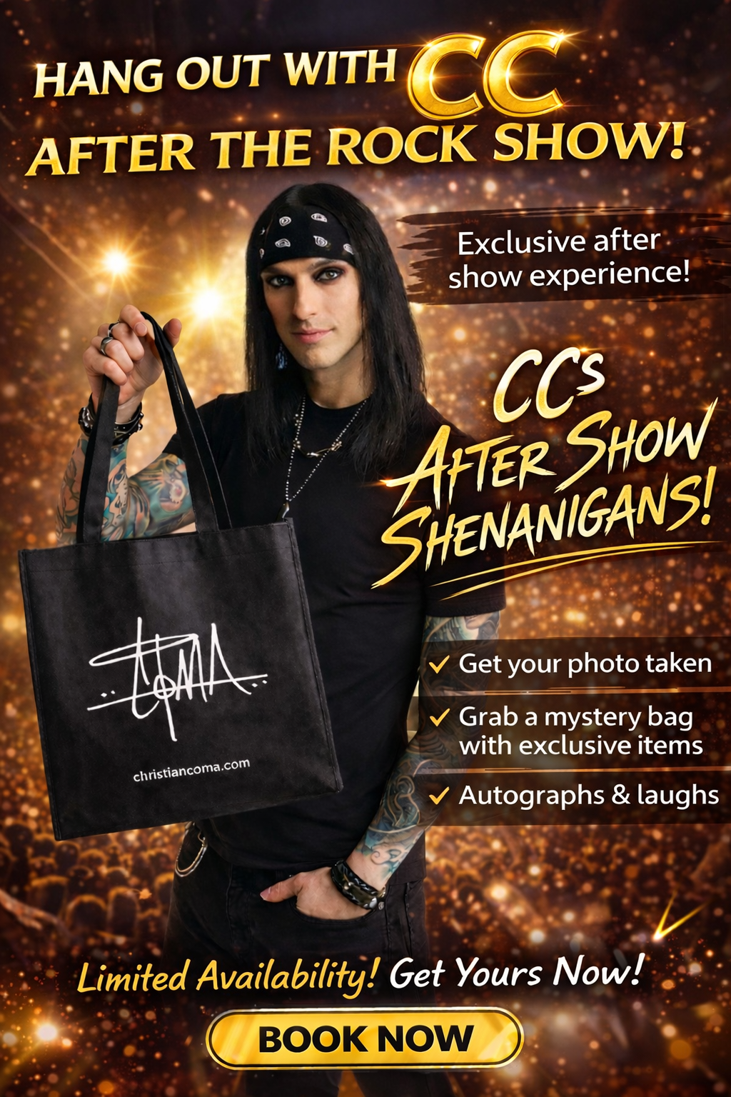 CC's After Show Shenanigans Experience North American Tour 2026