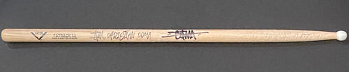 Autographed Drum Stick Stage Played by Christian Coma on the Trinity Of Terror Tour