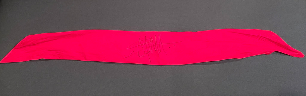 Christian Coma Autographed Personally Worn Red Bandana